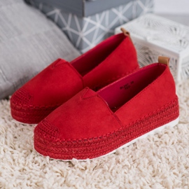 Forever Folie Crvene espadrile na platformi crvena 2