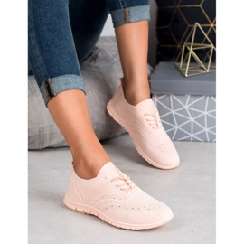 SHELOVET Tekstilne sportske cipele ružičasta 1