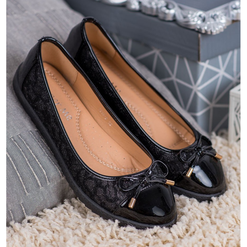 Super Me Crne balerine crno 1