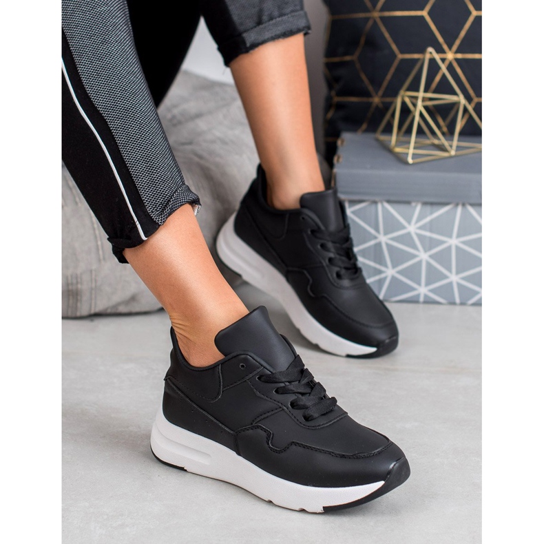 SHELOVET Crne tenisice crna 1