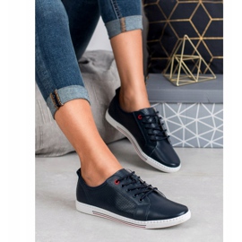 Filippo Kožni brogovi mornarsko plava 1