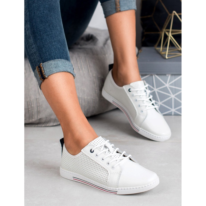 Filippo Kožni brogovi bijela 2