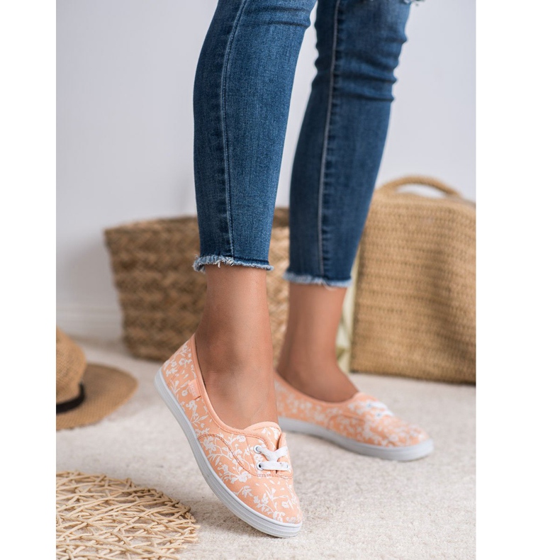 Tenisice s uzorkom VICES bijela narančasta 1