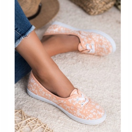 Tenisice s uzorkom VICES bijela naranča 2