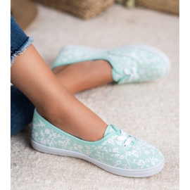 Tenisice s uzorkom VICES bijela zelena 1