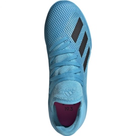Kopačke adidas X 19.3 U Jr F35354 plavoj boji plava plava 2