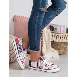 SHELOVET Tenisice s uzorkom višebojan 2