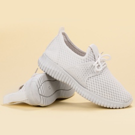 SHELOVET Tekstilne sportske cipele bijela 1