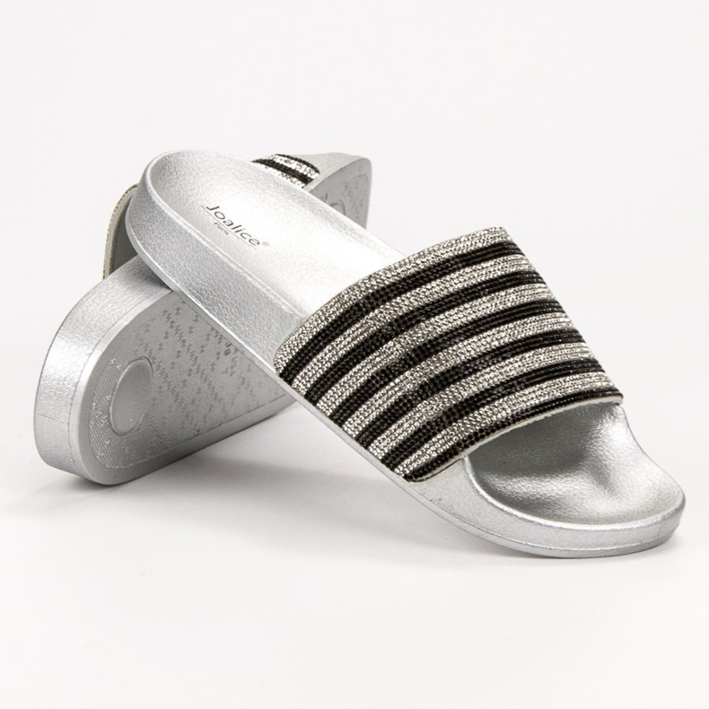 SHELOVET Gumene papuče crno siva 1