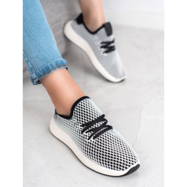 SHELOVET Modne cipele koje se navlače bijela crno 1