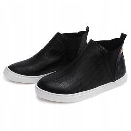 Tenisice na visoki klin Creepers 5773 Crna crno 1