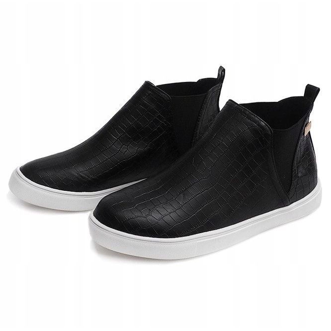 Tenisice na visoki klin Creepers 5773 Crna 1