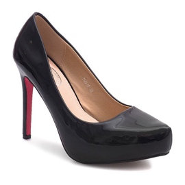 Lakirane igle na platformi 7149-F crne boje crna 1