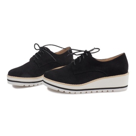 Jazz cipele na klin LM-029 crne boje crno 1