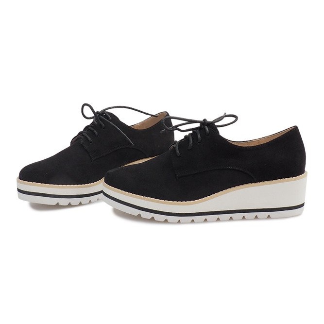 Jazz cipele na klin LM-029 crne boje crno 1