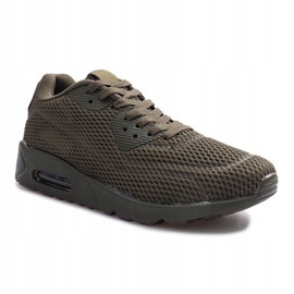 Sportske cipele sa zelenom mrežom raznobojna zelena 1