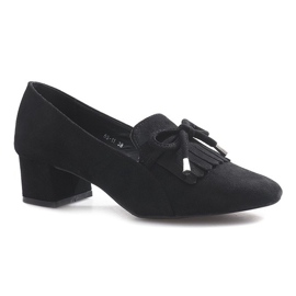 Crne pumpe na srčanom stupu crno 1