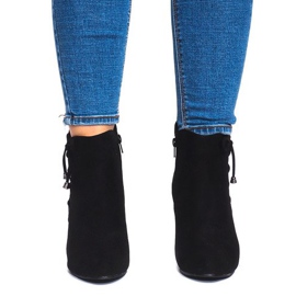 Čizme od antilopa na šipki 66-98 crne crna 2