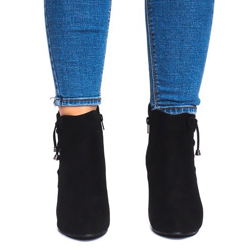 Čizme od antilopa na šipki 66-98 crne crna 2