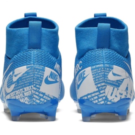 Nike Mercurial Superfly 7 Academy FG / MG Jr AT8120 414 nogometne cipele plave plava plava 2