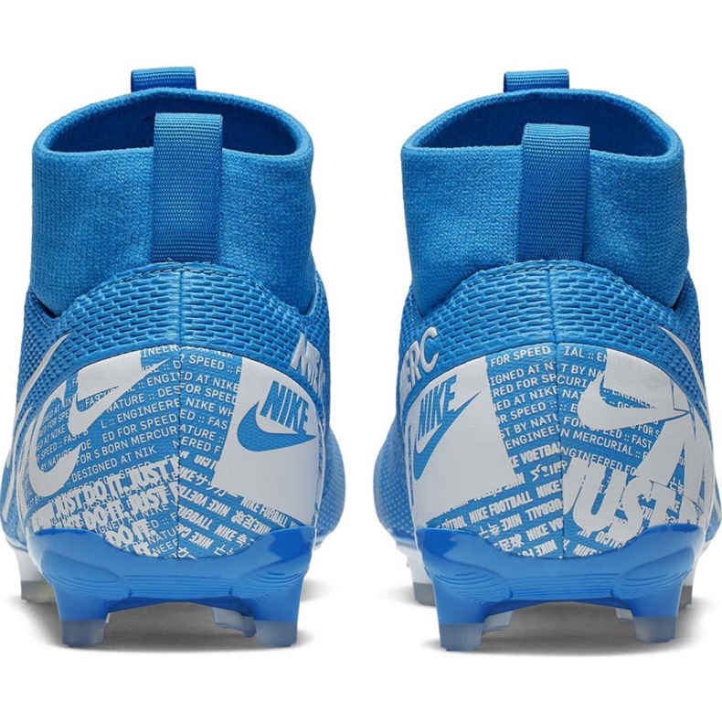 Nike Mercurial Superfly 7 Academy FG / MG Jr AT8120 414 nogometne cipele plave plava plava 2