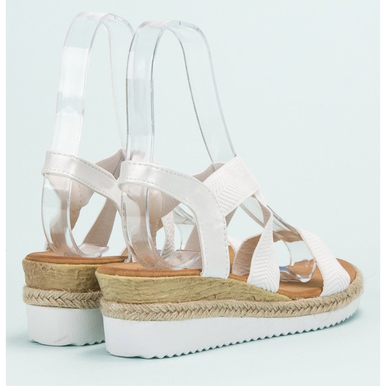 Bello Star Espadrile natikače na sandale bijela 1