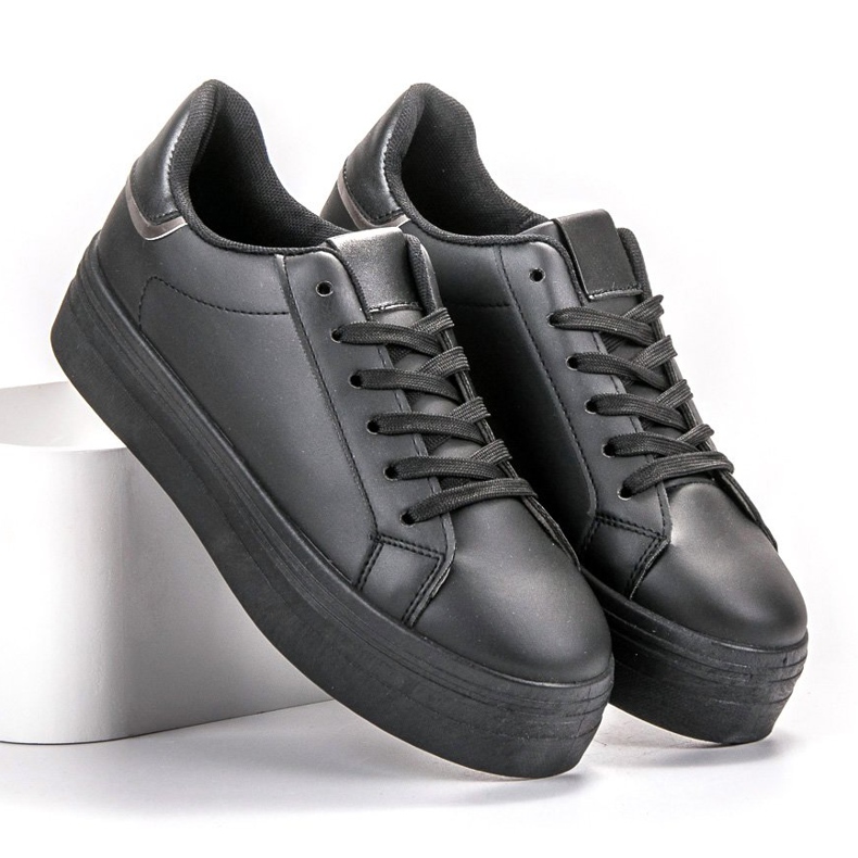 SHELOVET Modne sportske cipele crno 2