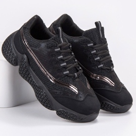 SHELOVET Modne sportske cipele crno 1