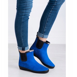 Kylie Ženske galoše od antilopa plava 1