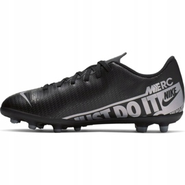 Nike Mercurial Vapor 13 Club FG / MG Jr AT8161 001 nogometne cipele crne crna crna 2