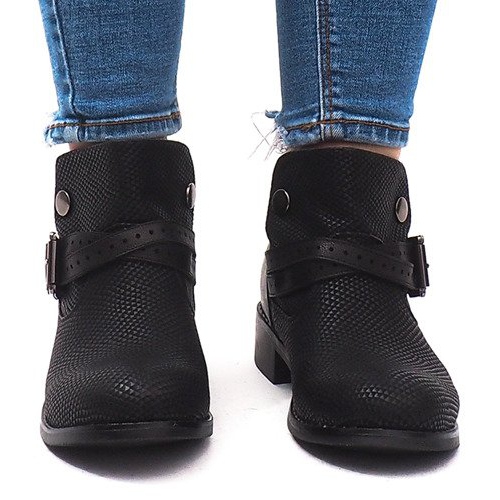 Čizme 1702Y Crne crno 2