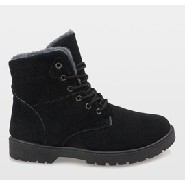 Crne čizme s izolacijom 7M600 crna 2