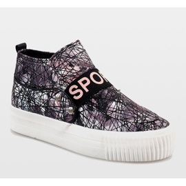 Crne tenisice 623 crno raznobojna 1