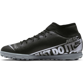 Nike Mercurial Superfly 7 Club Tf M AT7980-001 nogometne cipele crno crno 2