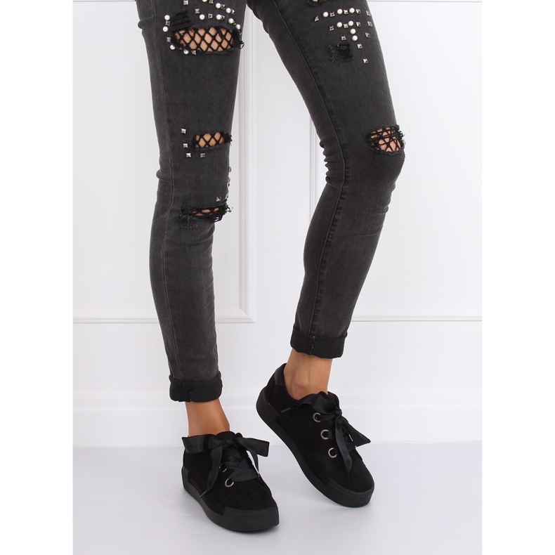 Crne ženske tenisice 1018 Black crno 1