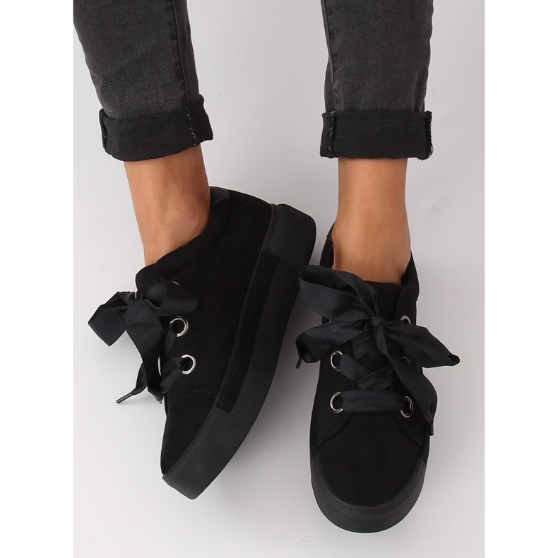 Crne ženske tenisice 1018 Black crna 2