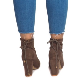 Čizme od antilopa na post 88-45 kaki raznobojna zelena 1