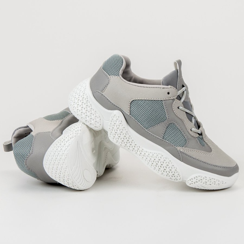 SHELOVET Modne sive tenisice siva 1