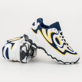 Kayla Ženske sportske cipele bijela plava 1