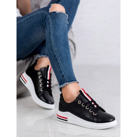 SHELOVET Crne sportske cipele crna 2