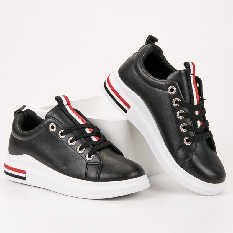 SHELOVET Crne sportske cipele crno 1