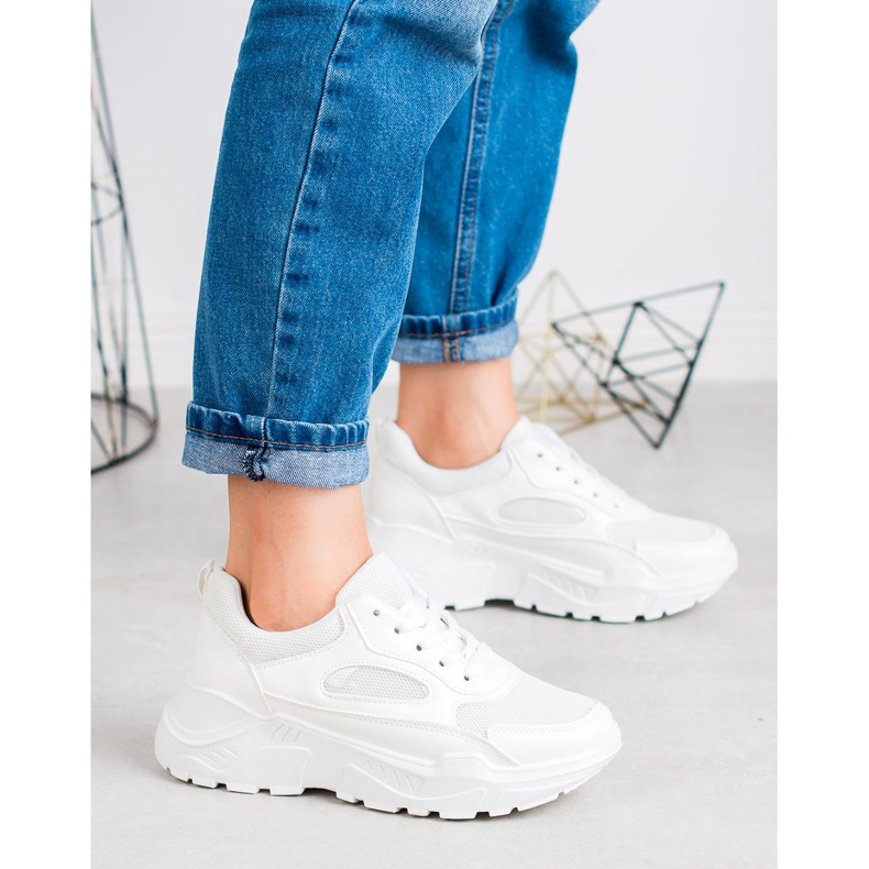 SHELOVET Modne tenisice bijela 1