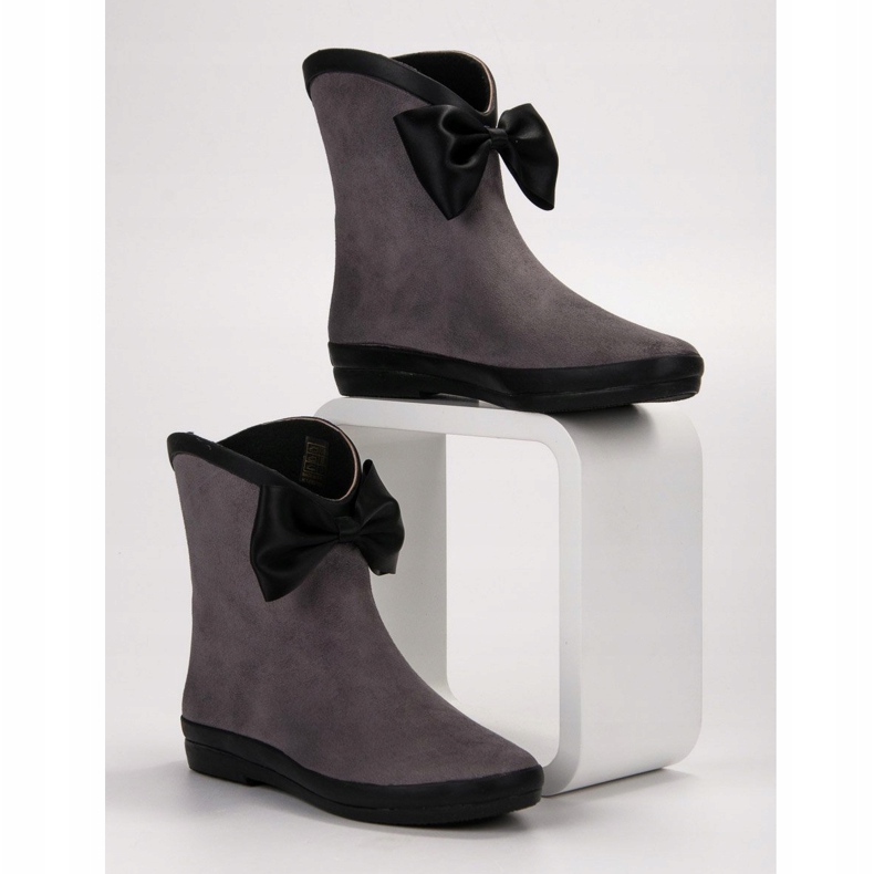 Kylie Suede Wellies With A Mant siva 1