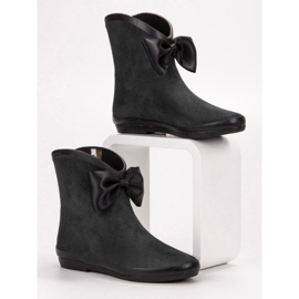 Kylie Suede Wellies With A Mant crna 2