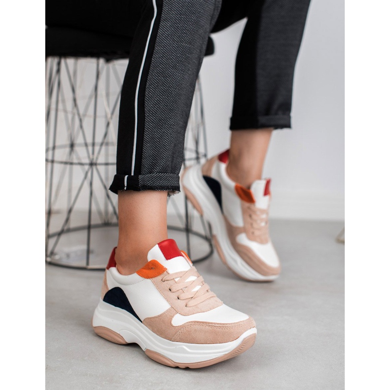 SDS Lagane tenisice smeđa višebojan 1