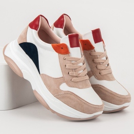 SDS Lagane tenisice smeđa višebojan 2