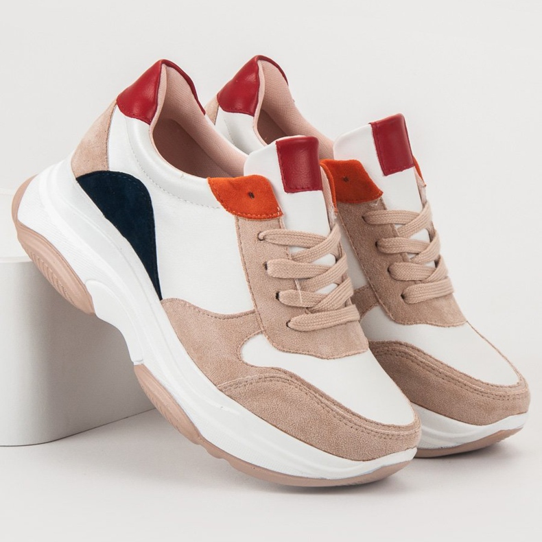 SDS Lagane tenisice smeđa višebojan 2