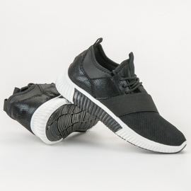 SHELOVET Sportske cipele s gumicom crno 1