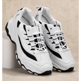 SHELOVET Udobne sportske cipele bijela crno 1