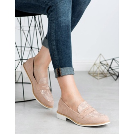 Bestelle Ružičaste natikače sa zmijskim printom ružičasta 2